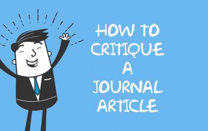 How to Critique a Journal Article